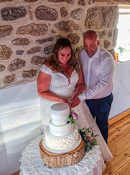Cutting Of The Wedding Cake